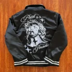 Black Hellstar Path To Paradise Bomber Jacket Back