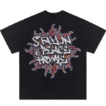 Black Hellstar Records Rainbow T-shirt Back