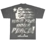 Black Hellstar Studios Inner Peace Shirt Back