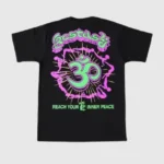 Black Hellstar Studios Meditation Skeleton Tee Back