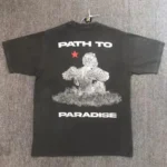 Black Hellstar Path To Paradise T-shirt Back