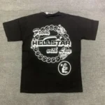 Black Hellstar Studios Smile Planet Tee Back