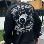 Black Hellstar x Juice World Hoodie Side