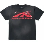 Black Hellstar Studios Sport Logo Gel T-shirt