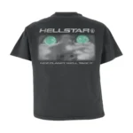 Black Unisex Hellstar Attacks T-Shirt Back