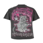 Black and Pink Hellstar The Future Tee Back