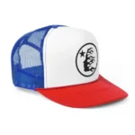 Buy White Men's Hellstar Fitted Dad Hat Side