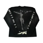 Black Hellstar Scoreboard Long Sleeve T-shirt Back