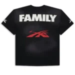 Black/Red Hellstar Studios Sports Family T-shirt Back