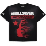 Black/Red Hellstar Studios Sports Family T-shirt