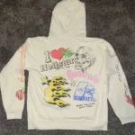 White Hellstar Studios Summer Love Hoodie Back