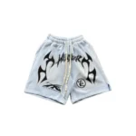 Blue Hellstar Studios Flame Shorts