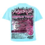 Light Blue Hellstar Neuron Tour T-Shirt Back