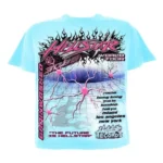 Light Blue Hellstar Studios Neuron Tour T-Shirt