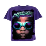 Purple Hellstar Studios Glasses T-Shirt