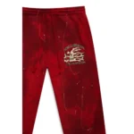 Red Hellstar Tye-Dye Sweatpants Top