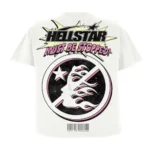 White Hellstar Breaking News T-Shirt Back