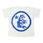 White Hellstar Gel Sport Logo T-shirts Bac