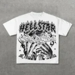 White Hellstar Studios Go Round the World T-shirt
