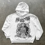White Hellstar Reach Your Inner Peace Hoodies