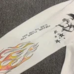White I Love Hellstar Logo Print Hoodie Side