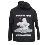Black Hellstar Path to Paradise Hoodie Back