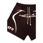 Brown Hellstar Warm-Up Shorts Side