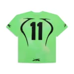 Green and Black Hellstar Warm-Up Tee Back