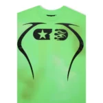 Green and Black Hellstar Warm-Up Tee Front