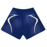 Royal Blue Hellstar Warm-Up Shorts Back