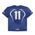 Royal Blue Hellstar Warm-Up T-shirt Back