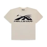 White/Black Hellstar Records Sports Core Gel Logo Tee
