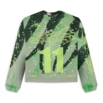 Green Hellstar Studios Tye-Dye Moto Longsleeve