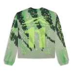 Green Hellstar Studios Tye-Dye Moto Longsleeve - Image 2