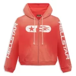 Red Hellstar Studios Zip-Up Hoodie