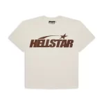 White/Brown Hellstar Classic T-Shirt