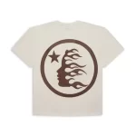 White/Brown Hellstar Classic T-Shirt Back