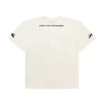 White Hellstar Thorn Glitter T-Shirt Back