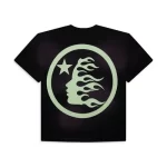 Purple Hellstar Glow in the Dark Sports Logo T-Shirt Back