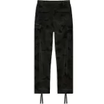 Black Hellstar Distressed Cargo Pants Back View