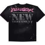 Black Hellstar New Testament T-Shirt Back