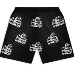 Black Hellstar Skull Shorts Back
