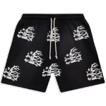 Black Hellstar Skull Shorts