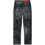 Blue Hellstar Studios Jeans Back