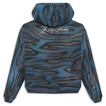 Blue Hellstar Path to Paradise Airbrush Zip-Up Hoodie Back