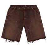 Brown Hellstar Denim Shorts