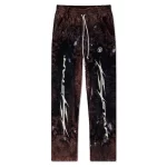 Brown Hellstar Graffiti Sweatpants