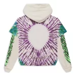 Multi Hellstar Tye-Dye Zip-Up Hoodie Back