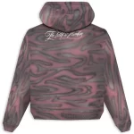Pink Hellstar Path to Paradise Airbrush Zip-Up Hoodie Back