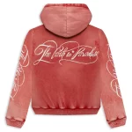 Red Hellstar Path To Paradise Zip-Up Hoodie Back